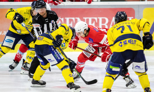 Jannik Fröwis (EC-KAC Future Team) im Spiel gegen Zell am See