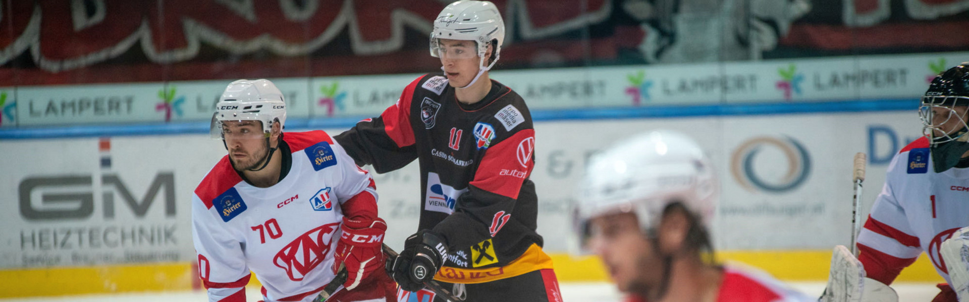 Rok Kapel (EC-KAC Future Team) im dienstägigen Duell mit der VEU Feldkirch