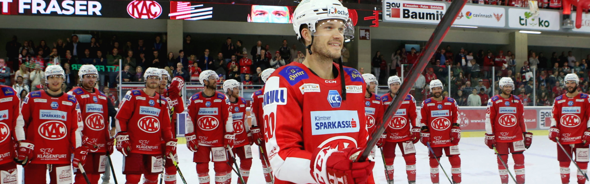 Matt Fraser (KAC) wurde zum Spieler des Abends gewählt