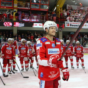 Matt Fraser (KAC) wurde zum Spieler des Abends gewählt Matt Fraser (KAC) wurde zum Spieler des Abends gewählt