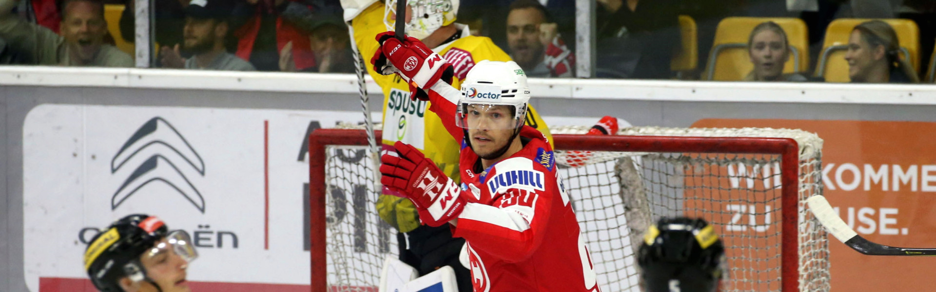 Matt Fraser (KAC), Doppeltorschütze im Heimspiel gegen Wien