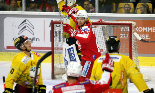 Matt Fraser (KAC), Doppeltorschütze im Heimspiel gegen Wien