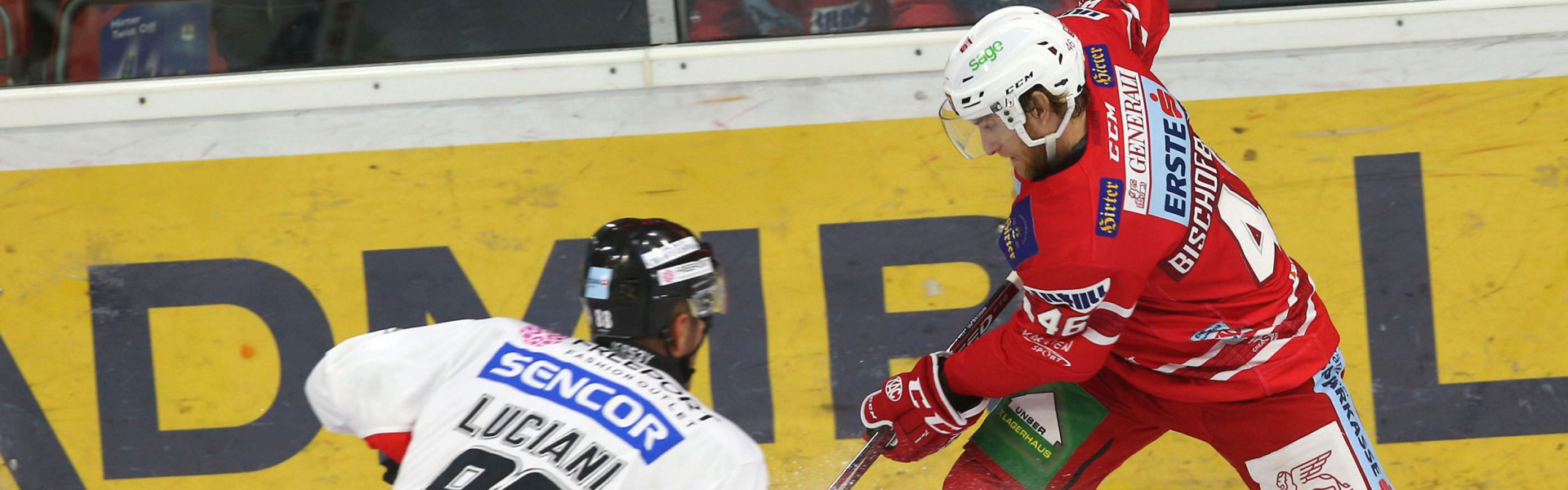 Johannes Bischofberger (KAC) gegen Anthony Luciani (ZNO) am 25.10.2019