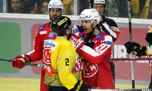 Lukas Piff (VIC) und Manuel Ganahl (KAC)