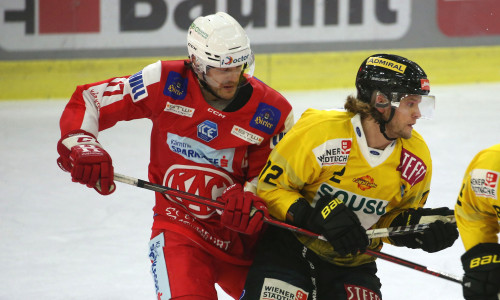 Manuel Ganahl (KAC) und Nicolai Meyer (VIC)