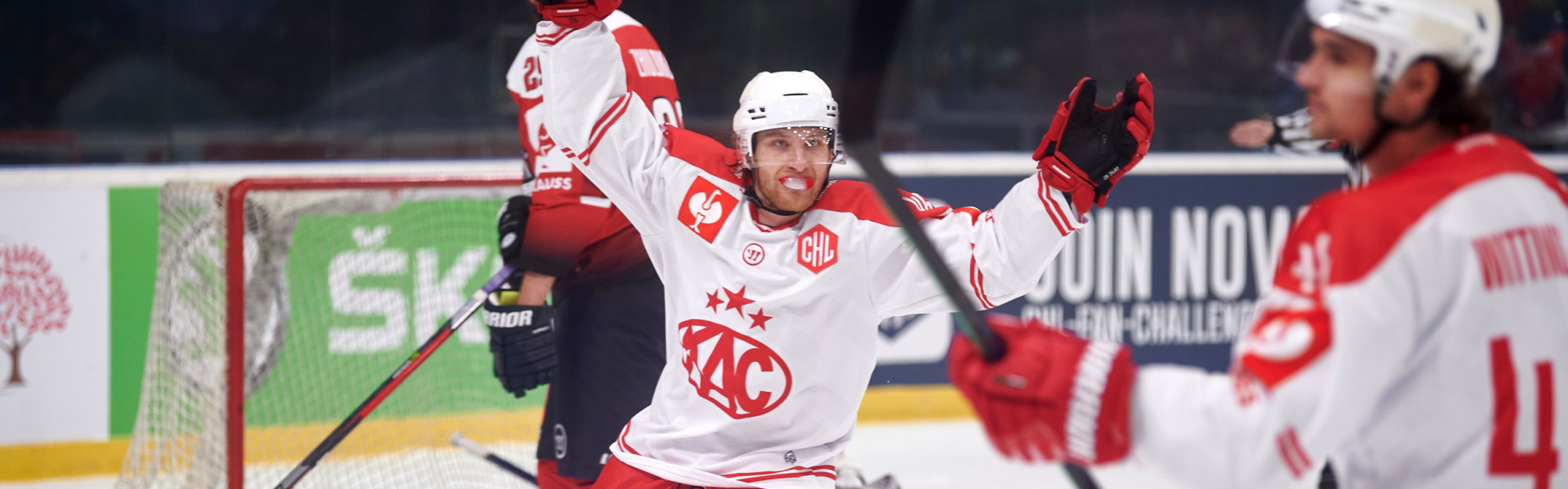 Johannes Bischofberger (KAC) im Spiel gegen HC Donbass Donetsk