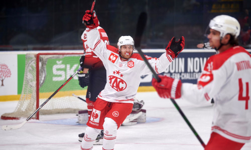 Johannes Bischofberger (KAC) im Spiel gegen HC Donbass Donetsk