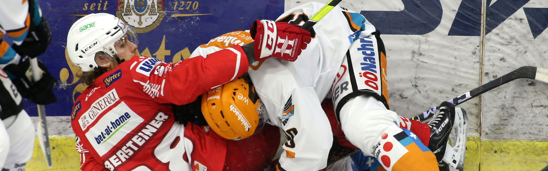 Daniel Obersteiner (KAC) in einem der letztjährigen Heimspiele gegen Linz