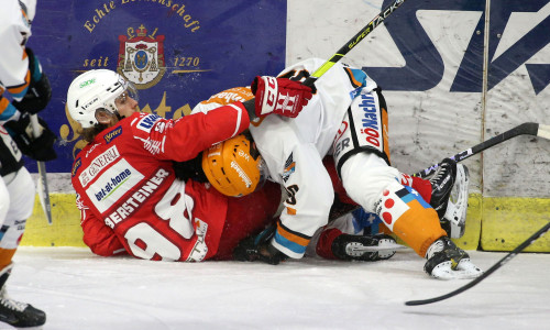 Daniel Obersteiner (KAC) in einem der letztjährigen Heimspiele gegen Linz