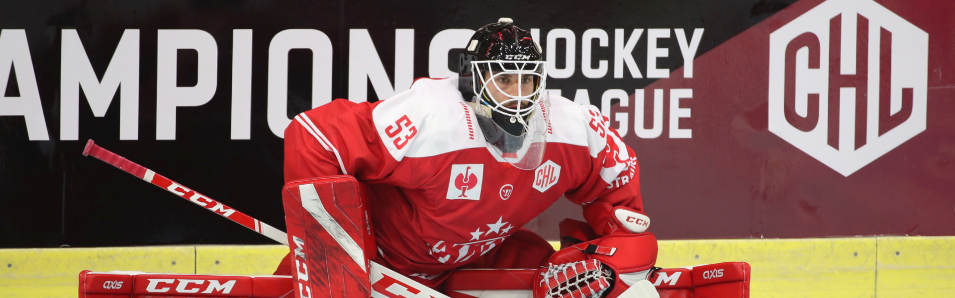 Torhüter Jakob Holzer (KAC Klagenfurt) steht vor seinem ersten Start in der Kampfmannschaft der Rotjacken