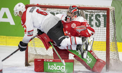 Starke Premiere im Tor: Jakob Holzer (KAC)