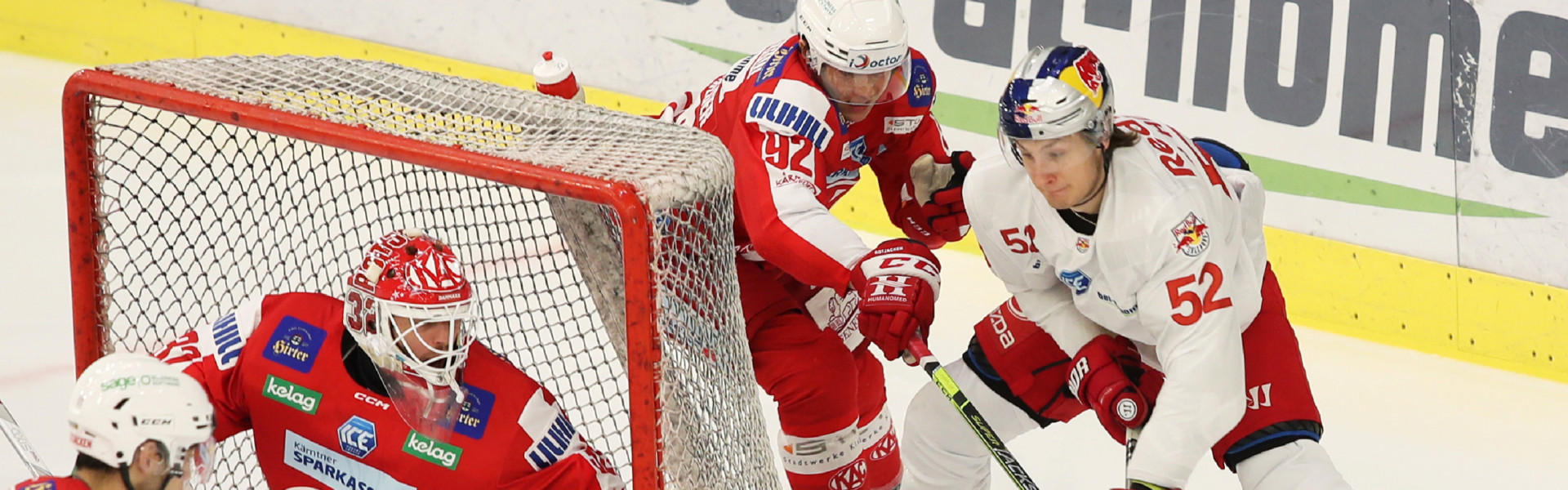 Sebastian Dahm (KAC), Clemens Unterweger (KAC) und Paul Huber (RBS)