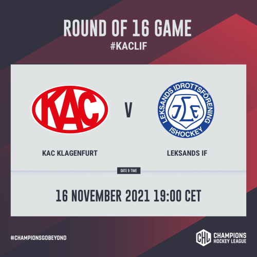 CHL-Achtelfinale:, KAC Klagenfurt - Leksands IF