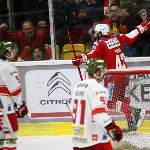 Rok Tičar (KAC) traf gegen den HCB Südtirol im Doppelpack Rok Tičar (KAC) traf gegen den HCB Südtirol im Doppelpack