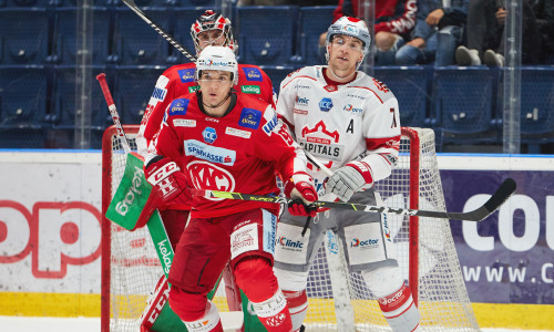 Jakob Holzer (KAC), Clemens Unterweger (KAC) und Jamie Arniel (IBC)