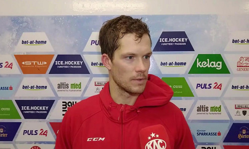 Matt Fraser (KAC) im Interview vor dem Auswärtsspiel beim HCB Südtirol