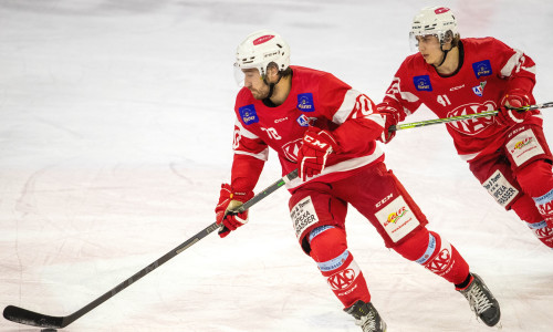 Rok Kapel (KFT) verbuchte im Auswärtsspiel in Meran/o einen Doppelpack
