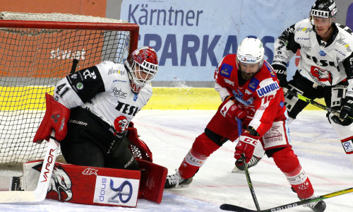 Thomas Koch, der Shootout-Held vom Freitag, blieb gegen Znojmo trotz starker Vorstellung ohne Treffer