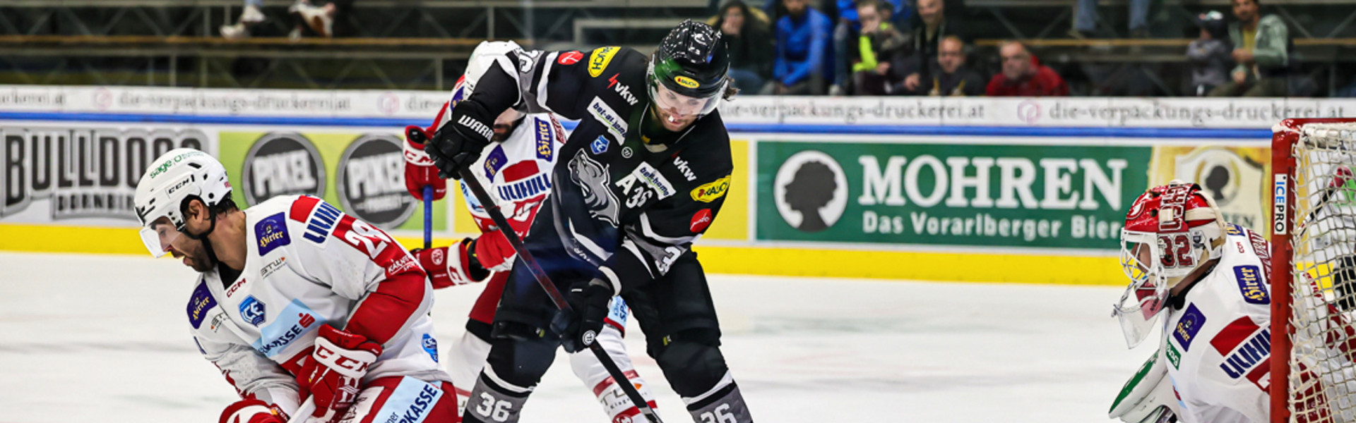 Beim ersten Auftritt in Dornbirn in der laufenden Saison mussten sich die Rotjacken im Penaltyschießen geschlagen geben