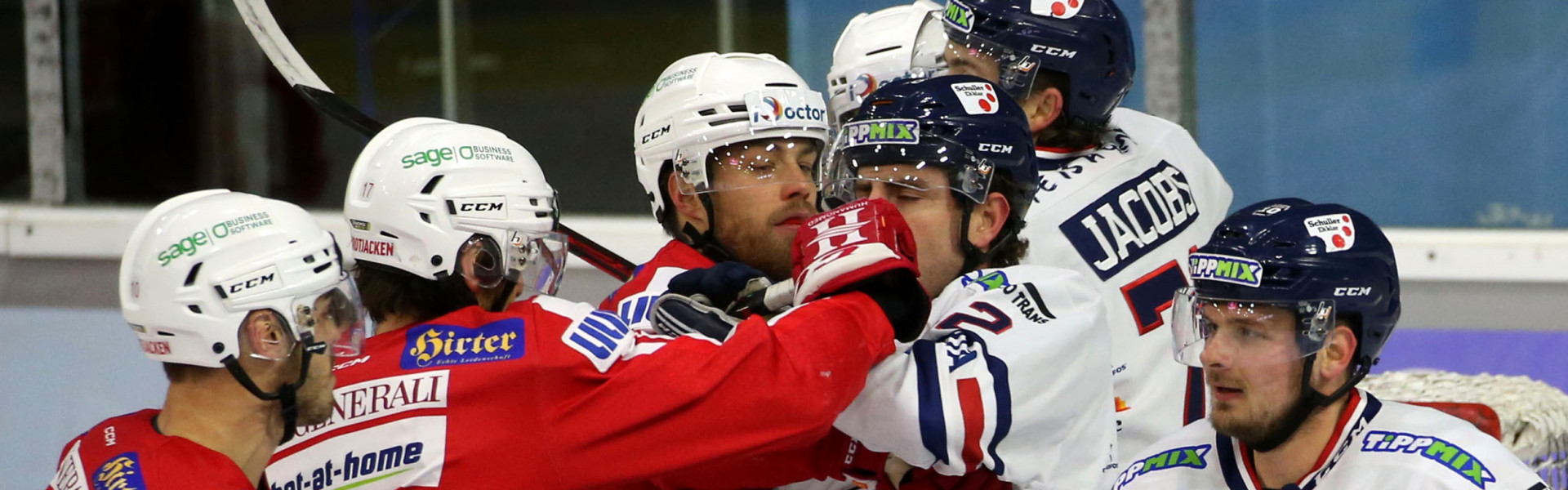 Mit einer mannschaftlich geschlossenen Leistung zwang der EC-KAC den bisherigen Tabellenzweiten Fehérvár AV19 in die Knie