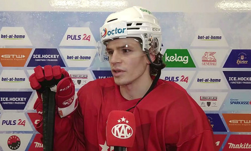 Stürmer Niki Kraus zu seiner Rückkehr in die Kampfmannschaft und zum bevorstehenden Spiel beim HC Innsbruck