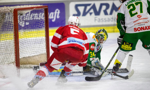 Chancenlos war das Future Team des EC-KAC im Heimspiel gegen den EHC Lustenau