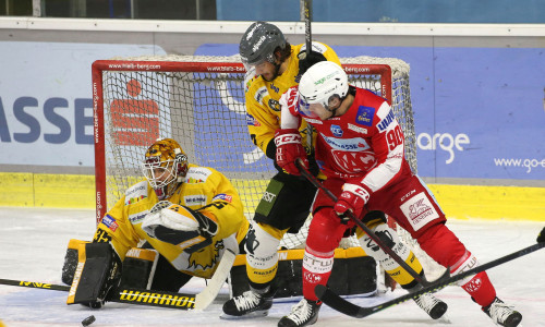 Goalie Tomas Sholl und sein HC Pustertal entführten am Sonntag alle drei Punkte aus Klagenfurt