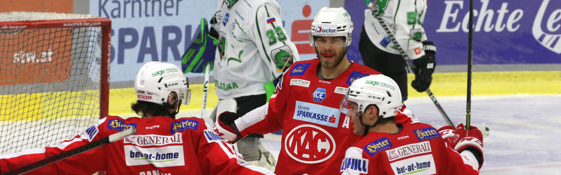 Beim Heimsieg gegen Ljubljana gingen sämtliche acht Scorerpunkte des EC-KAC auf die Konten von österreichischen Spielern