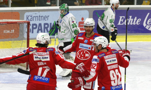 Beim Heimsieg gegen Ljubljana gingen sämtliche acht Scorerpunkte des EC-KAC auf die Konten von österreichischen Spielern