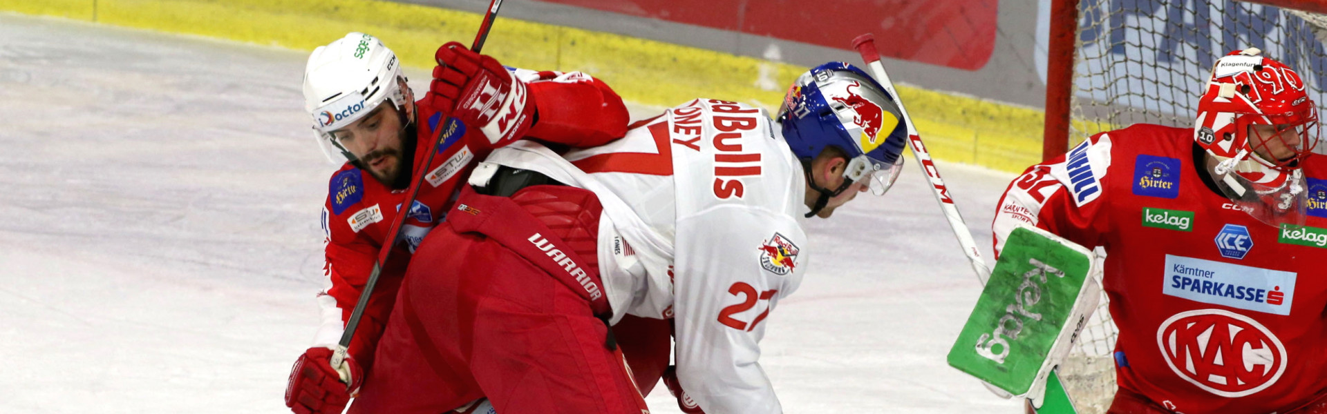 Die Rotjacken - hier Steven Strong - stellen sich am Dienstag Ty Loney und Company entgegen