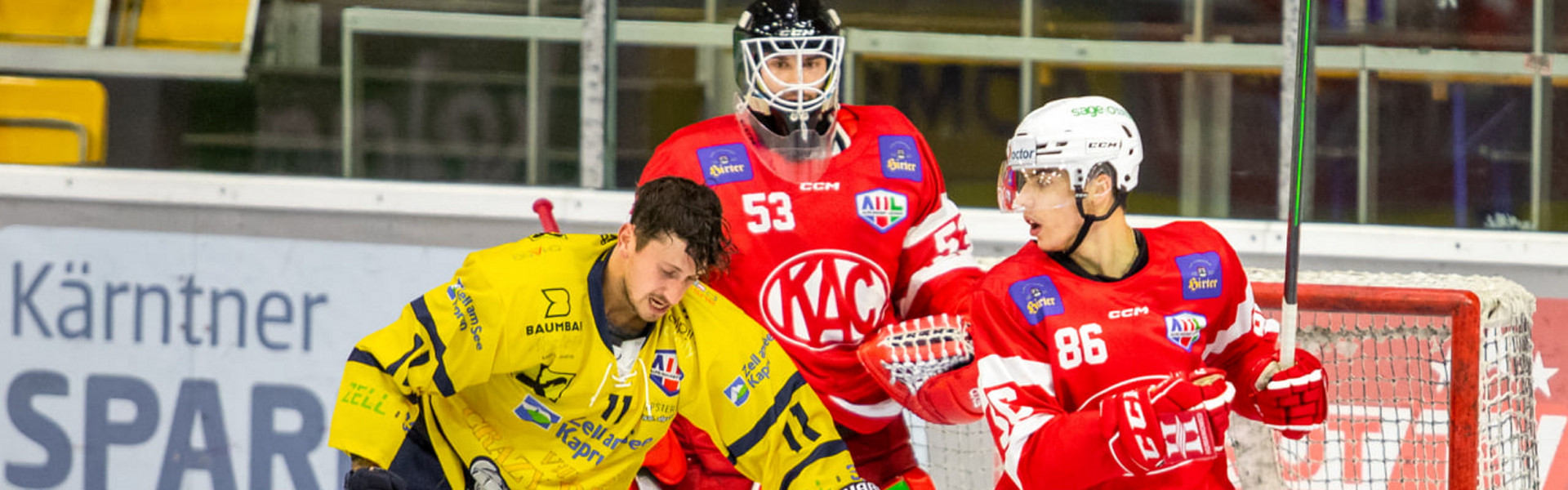 Verschoben werden musste das neuerliche Duell von Ex-KAC-Stürmer Daniel Ban und seinen Zeller Eisbären mit dem Future Team