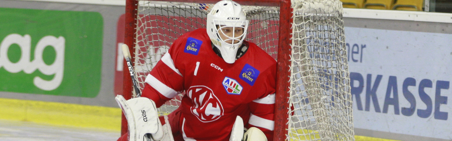 Goalie Val Usnik (21) überzeugte in der laufenden AHL-Saison mit einem Gegentorschnitt von nur 2,44 und 92,1 Prozent gehaltenen Schüssen.