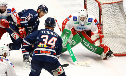 Goalie Val Usnik lieferte ein hervorragendes Debüt in der Kampfmannschaft ab