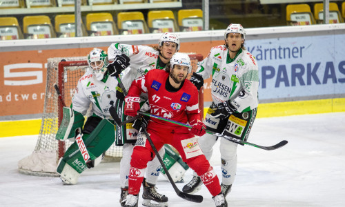 Das Future Team des EC-KAC um Marcel Witting konnte sich am Samstagabend über seinen ersten Sieg in der Qualifikationsrunde freuen