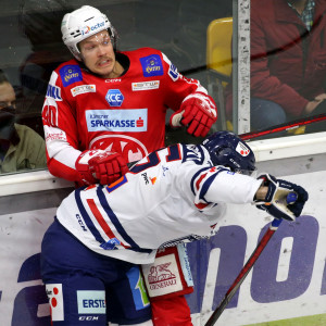 Matt Fraser gab zwar die meisten Torschüsse aller KAC-Stürmer ab, blieb jedoch einmal mehr glücklos Matt Fraser gab zwar die meisten Torschüsse aller KAC-Stürmer ab, blieb jedoch einmal mehr glücklos