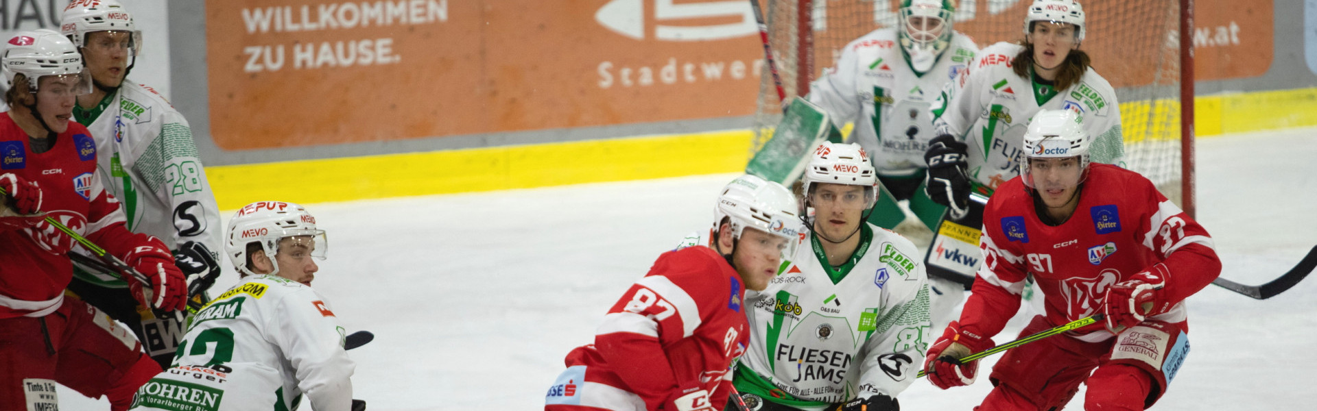 Auch das zweite Spiel in der Qualifikationsrunde gegen den EC Bregenzerwald konnten die jungen Rotjacken gewinnen.