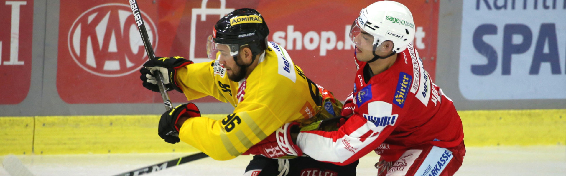 Die Rotjacken empfangen die Vienna Capitals am Freitag erstmals seit Oktober wieder in Klagenfurt