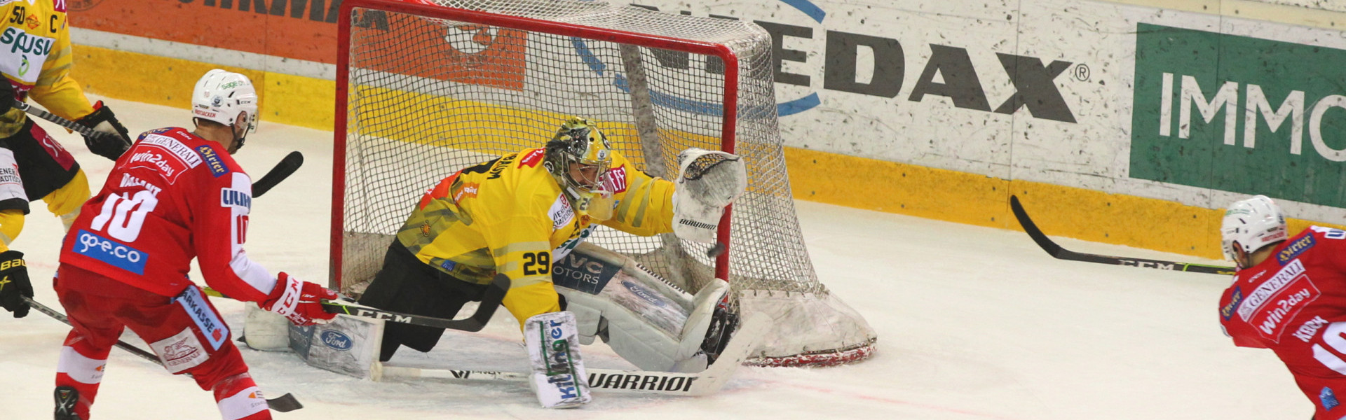 Thomas Koch sorgte im dritten Viertelfinalspiel für die KAC-Führung