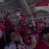 Großer Jubel im KAC-Fansektor nach Matt Frasers Ausgleichstor zum 2:2 Großer Jubel im KAC-Fansektor nach Matt Frasers Ausgleichstor zum 2:2
