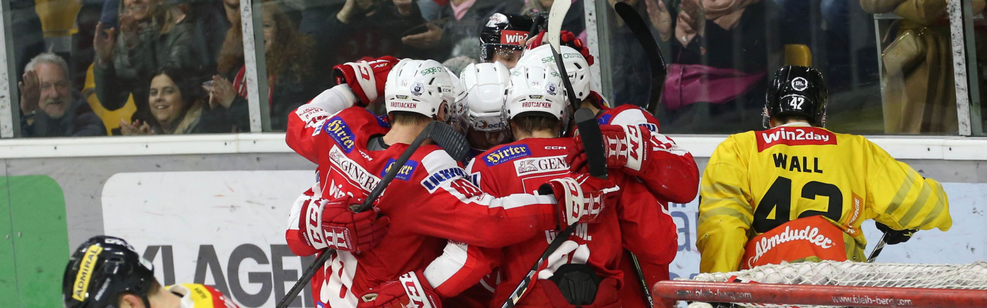 Trotz eines frühen Zwei-Tore-Rückstands besiegte der EC-KAC die Vienna Capitals erneut und glich die Viertelfinalserie somit aus