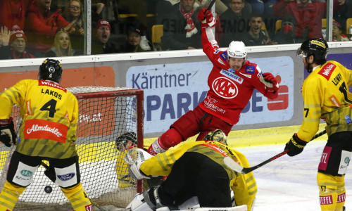 Matt Fraser erzielte in der bisherigen Viertelfinalserie gegen Wien bereits vier Treffer für den EC-KAC