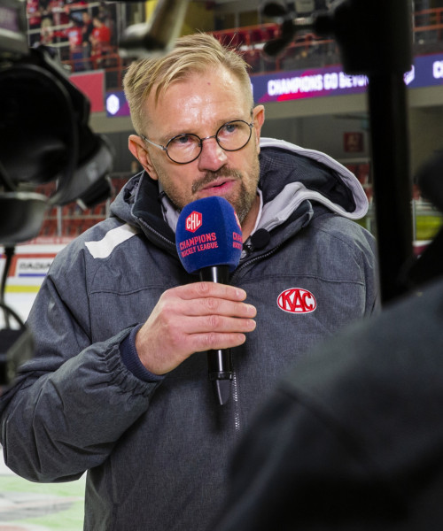 Petri Matikainen führte den EC-KAC 2021/22 erstmals in der Klubgeschichte in die KO-Phase der Champions Hockey League