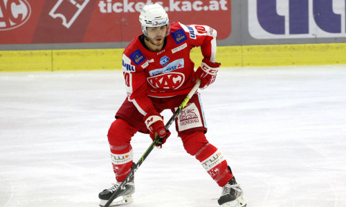 Thomas Vallant absolvierte 2021/22 als einziger Kaderspieler des EC-KAC sämtliche Bewerbsspiele der Saison