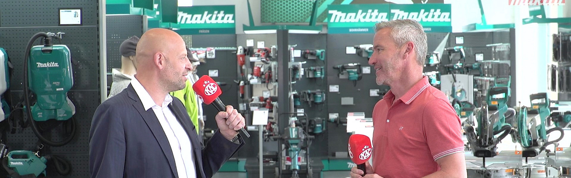 Sponsorenrunde: #Rotjacken-TV zu Gast bei Makita