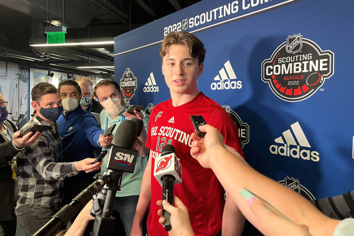 Schon beim NHL Draft Combine im Juni in Buffalo machte Marco Kasper gute Figur