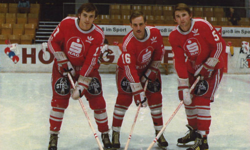 Herbert Pöck, Alexander Sadjina und Rudolf König (von links nach rechts) bildeten die herausragende Eigenbau-Linie der 1970er-Jahre