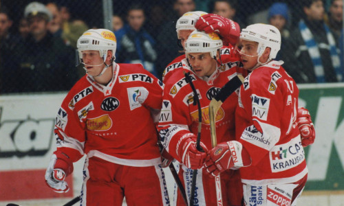 Stefan Nilsson, Dmitri Kvartalnov und Dieter Kalt - drei der Stützen der Rotjacken-Mannschaft am Ende der 1990er-Jahre