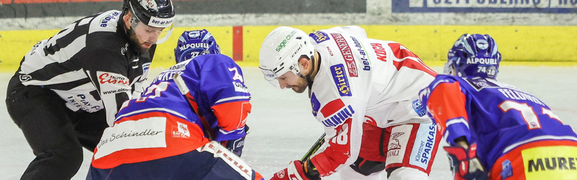 Die Rotjacken rund um Kapitän Thomas Koch eröffnen die ICE-Saison mit einem Roadtrip in den Westen Österreichs