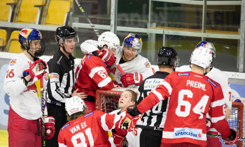Im ersten AHL-Heimspiel der neuen Saison empfangen die jungen Rotjacken die Farmteam-Kollegen vom EC Salzburg