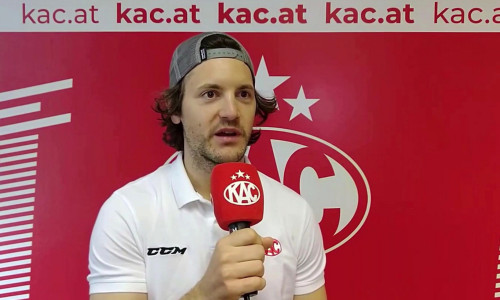 Manuel Ganahl spricht mit kac.at über das Auftaktwochenende in der win2day ICE Hockey League